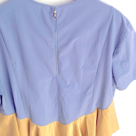 (B11) NEW Second Sight peplum shortsleeved top, Size 5 = 2XL, NWOT - Picture 6 of 10